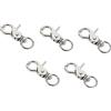 HANABASS 5pezzi Moschettone Inossidabile per Gabbie Chiusure per Pappagalli Facili Installare e Resistenti per Gabbie e Accessori per Domestici