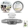 KGHYUJT Baupaw Collare Antiparassitario | Collare Antiparassitario Per Cani Naturale (grigio)