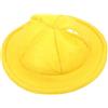 BELLIFFY Cappello Mini per Animali Domestici Giallo in Feltro, Accessorio Multipurpose Facile da Portare per Piccoli Animali, per Feste di Natale e Servizi Fotografici