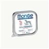 Generico Monge Monoprotein umido cane, alimento completo per cani adulti di tutte le taglie gusto SOLO MANZO,formula monoproteica grainfree senza cereali | 12 vaschette da 150 grammi l'una.