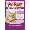 PETREET Monoproteico Tonno - Per gatti adulti - Confezione da 24 Buste x 70 gr
