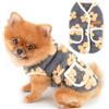 PAIDEFUL Gilet classico per cani di piccola taglia in pile jacquard con tasche, morbido maglione per cuccioli con bottoni, autunno inverno, caldo cappotto per animali domestici, abbigliamento