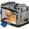 CADOCA® Trasportino Cane & Gatto XXL 92x64x64cm Box Animali Domestici Media Grande Taglia Viaggio Gabbia Trasporto Traspirante