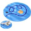 Genérico Giocattoli Di Gatto Per Il Tappeto Da Gioco Di Gatto Interno Con Palla Rotolante - Mat Da Gioco Portatile Design Interattivo,Comodo E Comodo Gioco Per Animali Gattini Forniture Interne