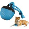 Generico Interactive Ball, Smart Dog Toy, 2.68x3.19 Inch with 3 Modes, Compact Auto Rolling Ball for Puppies, Big Dogs, Pets, Boredom, Relief, Chew, Indoor, Outdoor Play, Training + Blue and Red