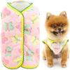 SMALLLEE_LUCKY_STORE Maglione per cani di piccola taglia in pile con motivo a farfalle, morbido maglione per cuccioli, caldo per primavera, autunno inverno, abiti per gatti, chihuahua, Yorkie, rosa, S