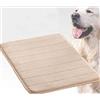 Danchen Letto per cani e gatti, 90 x 60 cm, lavabile, materasso per gabbia per cani, in morbida schiuma sottile, cuscino ortopedico per cani, cuscino imbottito, antiscivolo