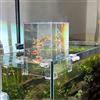 RJSQAQE Ascensore per Pesci per Acquario Invertito, Serbatoio Trasparente Sopra l'Acqua, Livello Acqua Auto-Riempimento in Acrilico, Sospeso a Vuoto per Animali Acquatici