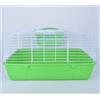 Pet's Solution - Gabbia per Coniglio Nano e Piccoli Roditori, con Portafieno e Doppia Apertura - Verde 71x44x36,5h cm