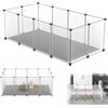 YRHome Corridoio per conigli, lepri, porcellini d'India, gabbia, gabbia per piccoli animali domestici, recinto per piccoli animali, box per piccoli animali, per interni ed esterni, 125 x 63 x 42