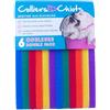UNLEASHED.DOG ColliersIDChiots - 12 fascette di identificazione per cuccioli di cane | Con chiusura in Velcro® | Taglia 23 cm/Colori vivaci