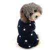 Ranphy Maglione per cani di piccola taglia Cappotto Pullover in pile Tuta invernale Chihuahua Vestiti Ragazza Ragazzo Giacca Comodo Cotone Abbigliamento Blu S