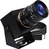 SVPRO Webcam USB 1080P Full HD 2MP Machine Vision Industrial Camera 2.8-12mm Obiettivo varifocale Messa a fuoco manuale Webcam 100fps/60fps/30fps per Windoes, Mac, Linux, Android