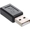 InLine 31612 Adattatore Connettore Micro USB USB A maschio a Micro USB B femmina