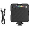 FHGSPQWM Illuminazione a LED professionale con luce LED a colori multipli Lampada per fotografia per casa Evento Studio Apparecchiature di illuminazione a batteria ricaricabile