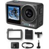 Xtra Edge Action Camera, sensore da 1/1,3 pollici e video cinematografico 4K, video K/120fps, modalità di visualizzazione notturna, ultra impermeabile fino a 15,8 m, blocco 360, TiltGuard