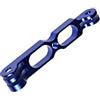 FEICHAO Staffa per asta di montaggio per casco con impugnatura compatibile con accessori fotografici GoPro Action Camera (100 mm, blu)