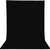 ZHOUXYFDC Girone Sfondi Fotografici Sfondo for fotografia Fondale in tessuto Carta Colori multipli Studio Fond Photo Solid Green Screen Mussola(Black,1000x1500mm)