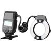 Generico Compatibile con fotocamere DSLR Canon EOS, flash macro anulare con LED AF Assist e funzione E-TTL Speedlite