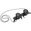 VANZACK Binocolo portatile 3X lente d'ingrandimento plastica nera per pesca e bird watching messa a fuoco istantanea e design leggero