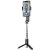 WRWRW Stabilizzatore cardanico portatile Selfie Stick L09 Supporto for telefono cellulare Bluetooth Luce di riempimento regolabile Supporto for selfie adatto for IPhone/Xiaomi(White)