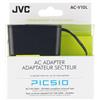 JVC Adattatore AC 110V/240V, 50/60Hz, DC 5.2V 1A per caricare videocamere, Nero