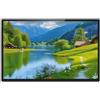 YPAPBHT Design ultrasottile a parete da 32 pollici, cornice for foto digitali con schermo IPS ad alta definizione, funziona anche come lettore video pubblicitario.