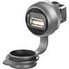 Weidmüller Connettore da incasso USB FrontCom® Micro IE-FCM-USB-A 1018840000-1 Contenuto: 1 pezzo.