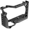 ZHFGJKSO Gabbia for videocamera con attacco a slitta fredda, lega di alluminio compatibile con Sony A6500 A6400 A6300 A6100 A6000