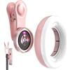 Generic per fotocamera selfie: ravvicinato mobile, luce di riempimento per lenti macro HD | Torcia macro con cavo di ricarica, luce di riempimento a LED macro per un