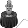 Mtlavishness 37mm gomma Monopod Foot tampone grande Base acciaio inossidabile treppiede | Gomma treppiede Feet,Acciaio inossidabile,37mm,Antiscivolo 37mm,Ball Head design,Ricambio riparazione Parts