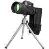 Generic Binocolo ad alta potenza, telescopio monoculare monoculare 12x50 Mini cannocchiali campeggio monoculari HD con clip telefono Treppiede interni/esterni