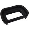 vhbw mirino oculare compatibile con Sony Alpha 6500, 6600, 6400 fotocamera, reflex, DSLR oculare - nero