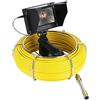 AUBEST Telecamera d'ispezione 4.3 pollici 17 millimetri palmare industriale tubo fognario ispezione videocamera IP68 impermeabile 1000 TVL fotocamera con 8pcs LED(30m)