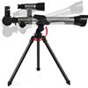 ZORQ Telescopio per bambini, telescopio astronomico per paesaggi con treppiede, telescopio da viaggio portatile per principianti di astronomia, regali di Natale e compleanno per bambini Zorq