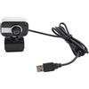 Pissente Telecamera Web USB HD con Luci LED Rotazione 360 Gradi Auto Bilancio Bianco Correzione Colore Automatica Microfono Integrato Compatibile Computer e Laptop per Videoconferenze