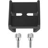 BESPORTBLE Base a Coda di Rondine in Metallo per Telescopio Astronomico, Morsetto e Connettore a Clip, Supporto Compatibile con Piastre a Fessura, Lega di Alluminio Anodizzata, Montaggio