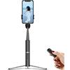 NCRD Treppiede for telefono Treppiede e Selfie Stick Tripod,tutto in un treppiede professionale for cellulare,treppiede cellulare con remoto Bluetooth e supporto for telefono,compatibile con tutti i t