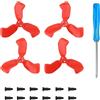 Snorvixre 4 eliche per droni di ricambio, silenziose e rapide, eliche, accessori per ali, accessori di ricambio