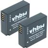 vhbw 2x batteria compatibile con Panasonic Lumix DC-G100, DMC-GF3CK, DC-G100D, DC-TZ91, DMC-GF3C, DMC-GF3 fotocamera (750mAh, 7,2V, Li-Ion)