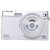 Annadue Fotocamera Digitale retrò da 64 MP con Videocamera Mirrorless 4K con Schermo Ribaltabile per la Fotografia (SILVER)