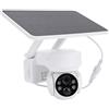 Dpofirs Telecamera di Sicurezza Wireless con Pannello Solare, Telecamera Ad Energia Solare da 2 MP con Rilevamento PIR per Casa, Esterno per Cantiere