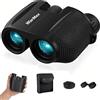 WarMax Binocolo per adulti e bambini, 12 x 25, compatto, per bird watching, teatro, concerti, caccia e giochi sportivi