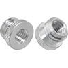 LUORNG 2PCS 3/8 '' femmina a 5/8 '' maschio filettato vite adattatore per microfono stand Mount treppiede adattatore livello laser