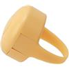 Garsent Telecomando Bluetooth, Fotocamera Bluetooth con Punta delle Dita Registrazione Video Anello di Scorrimento Remoto, Ricarica USB, per Varie App Video, App per Fotocamera e App per (Giallo)