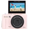 Bewinner Fotocamera Digitale 5K per Fotografia, Videocamera per Vlogging WiFi 75MP UHD con Zoom Digitale 18X, Videocamera con Messa a Fuoco Automatica con Schermo Flip da 3 a 180°