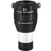 JUIYU Set di accessori per telescopio Lente estensore in metallo con lente Barlow da 1,25 pollici 2X super apocromatica e acromatica da 31,7 mm Fotocamera del telescopio