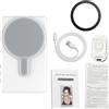 AMONIDA Schermo per Monitor Selfie Wireless, Supporto per Telefono Magnetico HD da 3,97 Pollici con Telecomando BT, Ideale per Vlog Live Stream TikTok