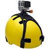 Rollei Actioncam Helmet Mount Front Pro - Supporto Action Cam per Caschetto Front Pro per GoPro e Rollei Action Cams - Nero