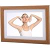 XUMIUZIY Cornice Digitale WiFi da 13,3 Pollici con Touchscreen LCD HD, Cornice Digitale da 32 GB con Sensore di gravità, Supporta la Condivisione di più Account per L'ufficio (Spina europea)